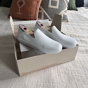 Rothy's White Slip Ons